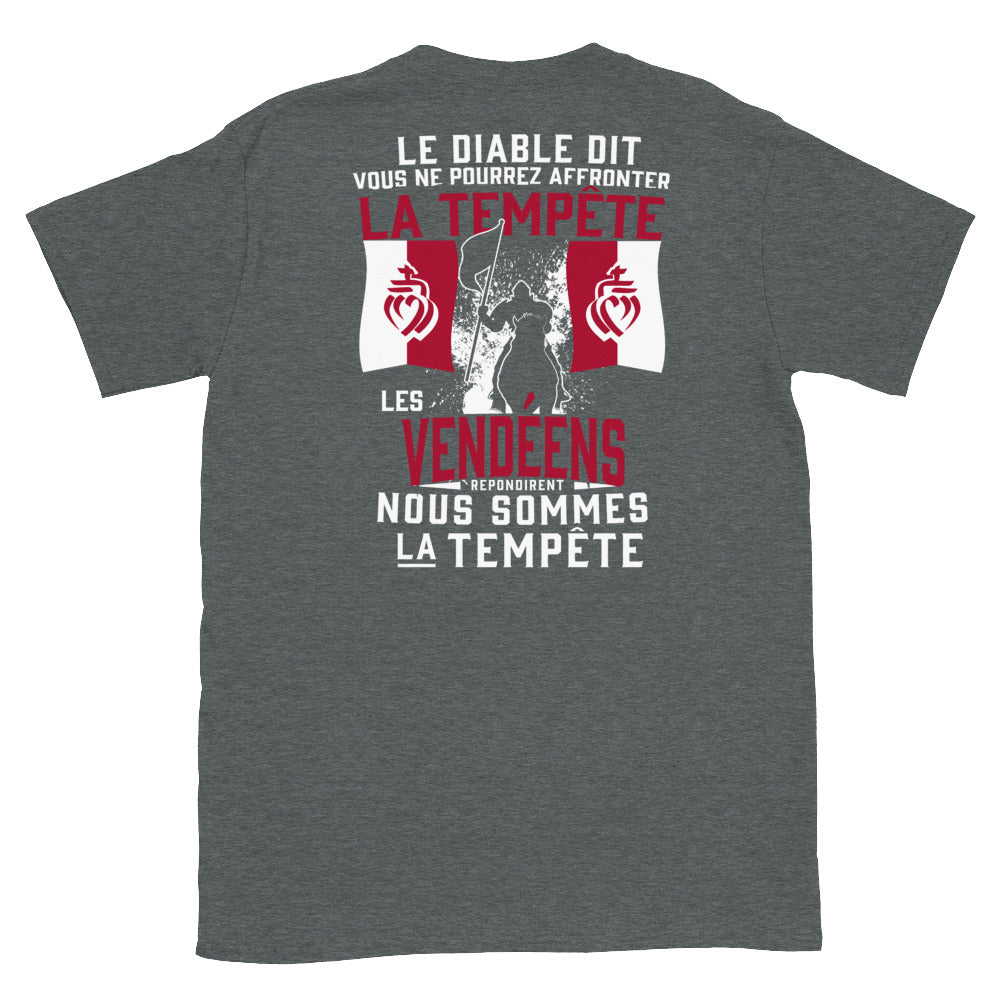 Vendéens, nous sommes la tempête - T-shirt Standard - Ici & Là - T-shirts & Souvenirs de chez toi