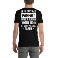 Thumbnail for T-shirt Aveyron noir dos - Je ne suis pas parfait mais je suis un XXX