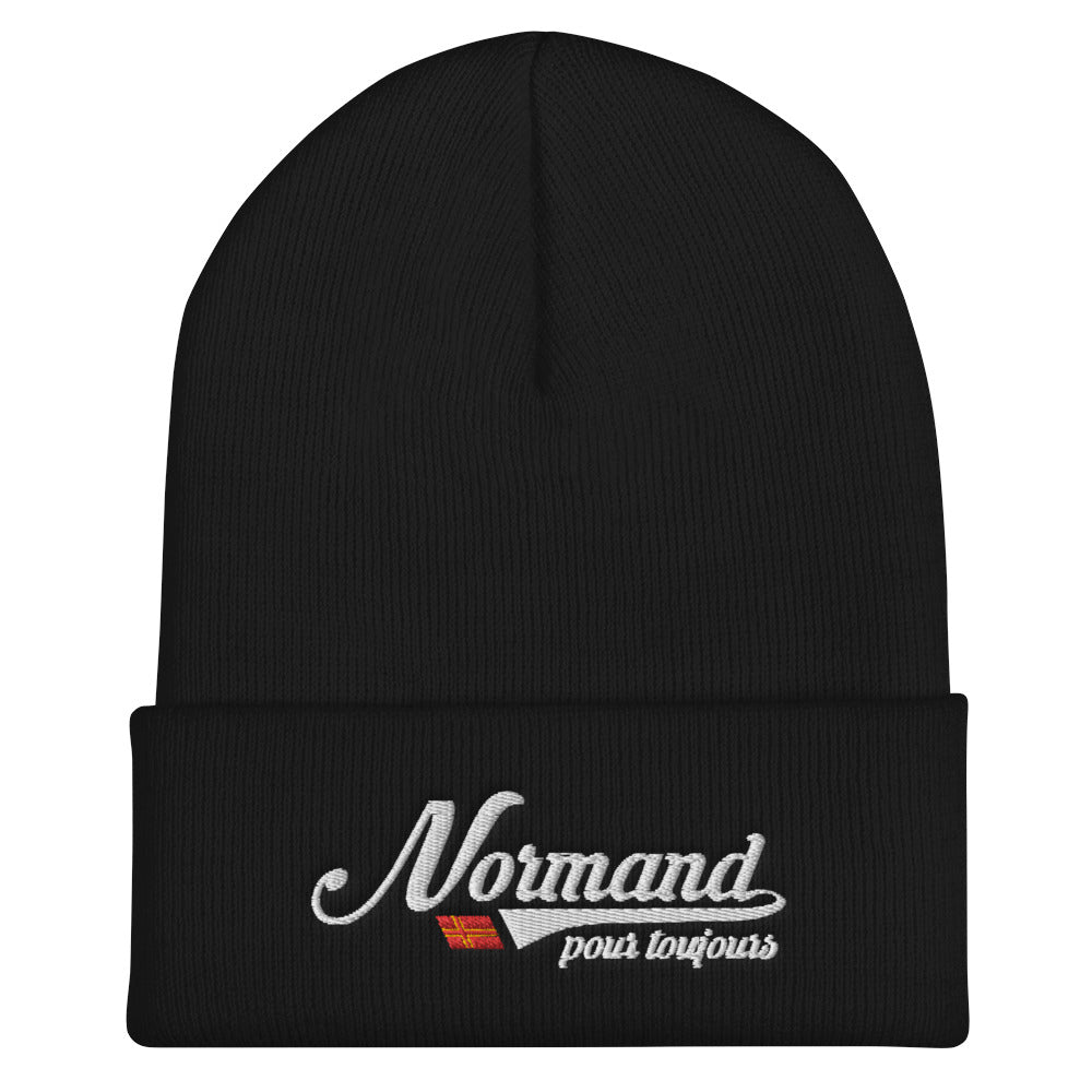 Bonnet Normandie noir - Normand pour toujours, élégant et discret