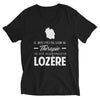 T-shirt Lozère noir - Je n'ai pas besoin de thérapie