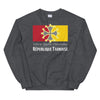 Sweatshirt tarn noir - République Tarnaise - vue face