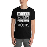 Thumbnail for Désolé Portugaise - T-shirts Unisexe Standard - Ici & Là - T-shirts & Souvenirs de chez toi