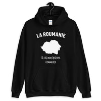 Thumbnail for Sweatshirt Roumanie noir - Mon histoire commence avec fierté