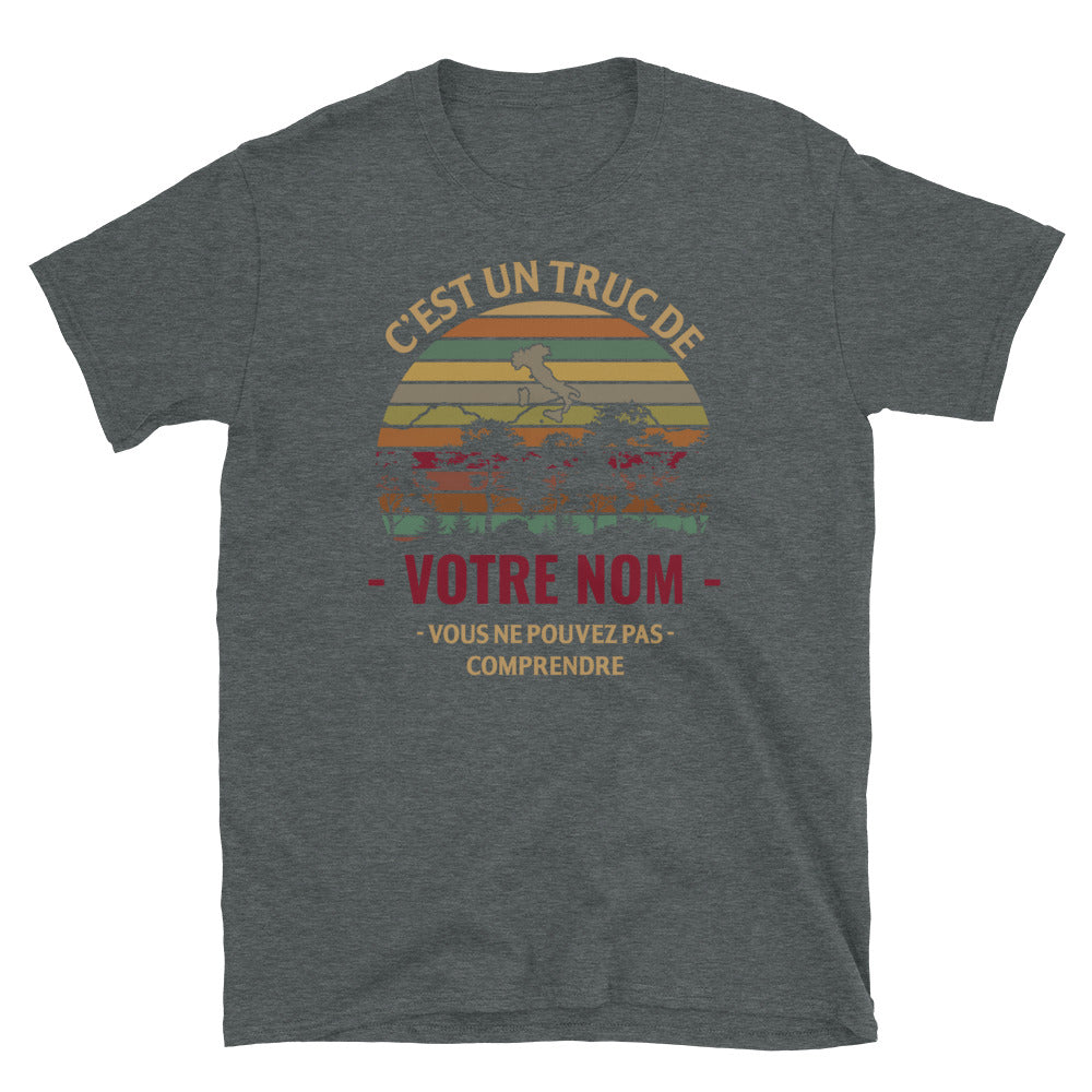 C'est un truc de "nom de famille italien" - Italie - T-shirt personnalisable - Ici & Là - T-shirts & Souvenirs de chez toi