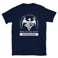 Thumbnail for T-shirt Normand gris sport - Indestructible et fier de l'origine