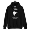 Sweatshirt Inde noir - L'histoire commence ici