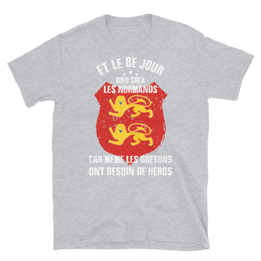 T-shirt Normandie bleu marine - design humoristique sur les Normands