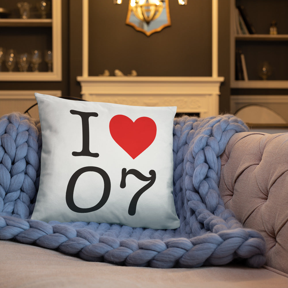 Coussin décoratif Ardèche 07 - Style NY avec humour