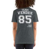 Thumbnail for T-shirt Vendée bleu marine dos - Fierté locale et confort durable