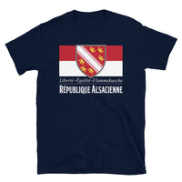 Thumbnail for T-shirt Alsace navy - République Alsacienne