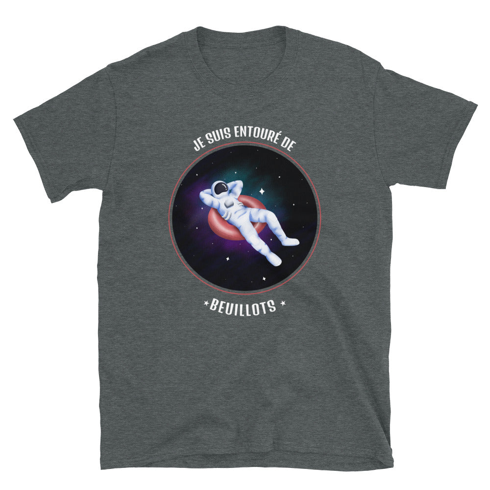 T-shirt Franche-Comté gris foncé chiné - Je suis entouré de Beuillots