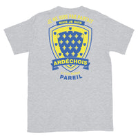 Thumbnail for T-shirt Ardèche bleu marine dos - Je ne suis pas parfait mais.