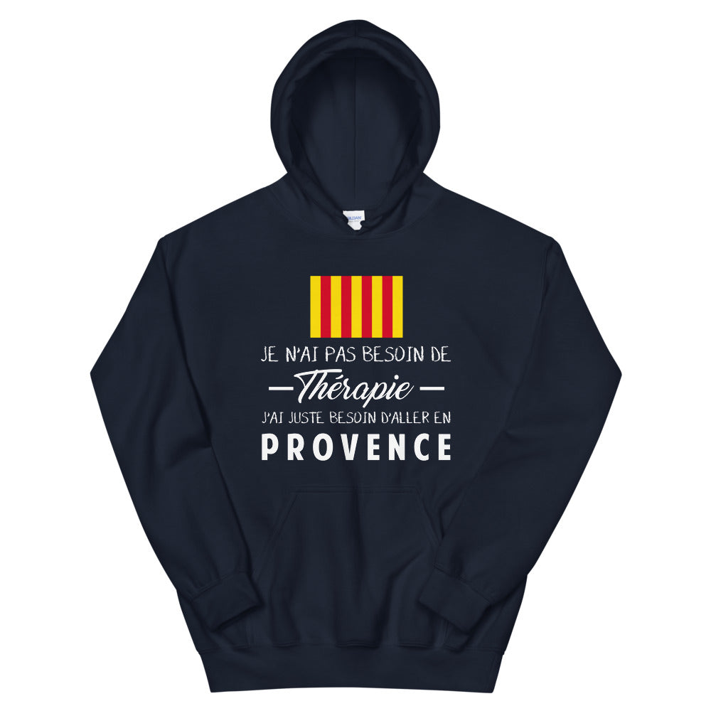 Sweatshirt Provence gris foncé - Pas besoin de thérapie