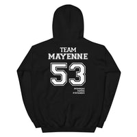 Thumbnail for Sweatshirt Mayenne 53 noir - Confort et style local