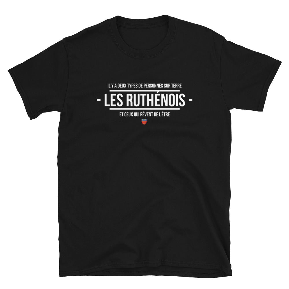T-shirt Aveyron gris foncé - Il y a deux types de personnes