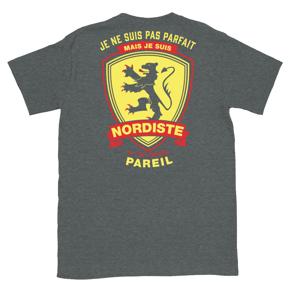 T-shirt Nordiste bleu marine - Je ne suis pas parfait mais.