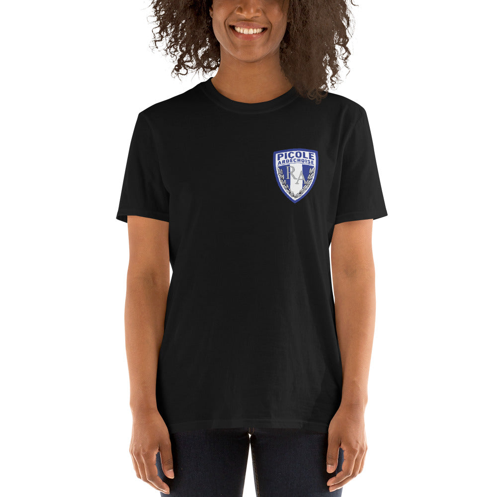T-shirt Ardéchois bleu marine - Picole Ardéchoise humoristique