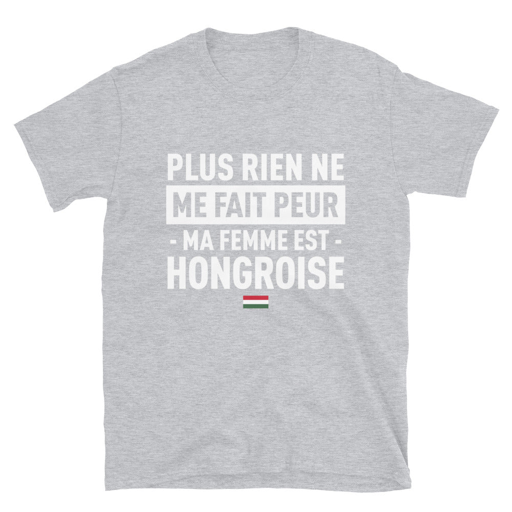 T-shirt Hongrois bleu marine dos - Ma femme est hongroise