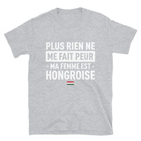 Thumbnail for T-shirt Hongrois bleu marine dos - Ma femme est hongroise