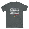 T-shirt Lozérienne noir - L'argent n'achète pas le bonheur
