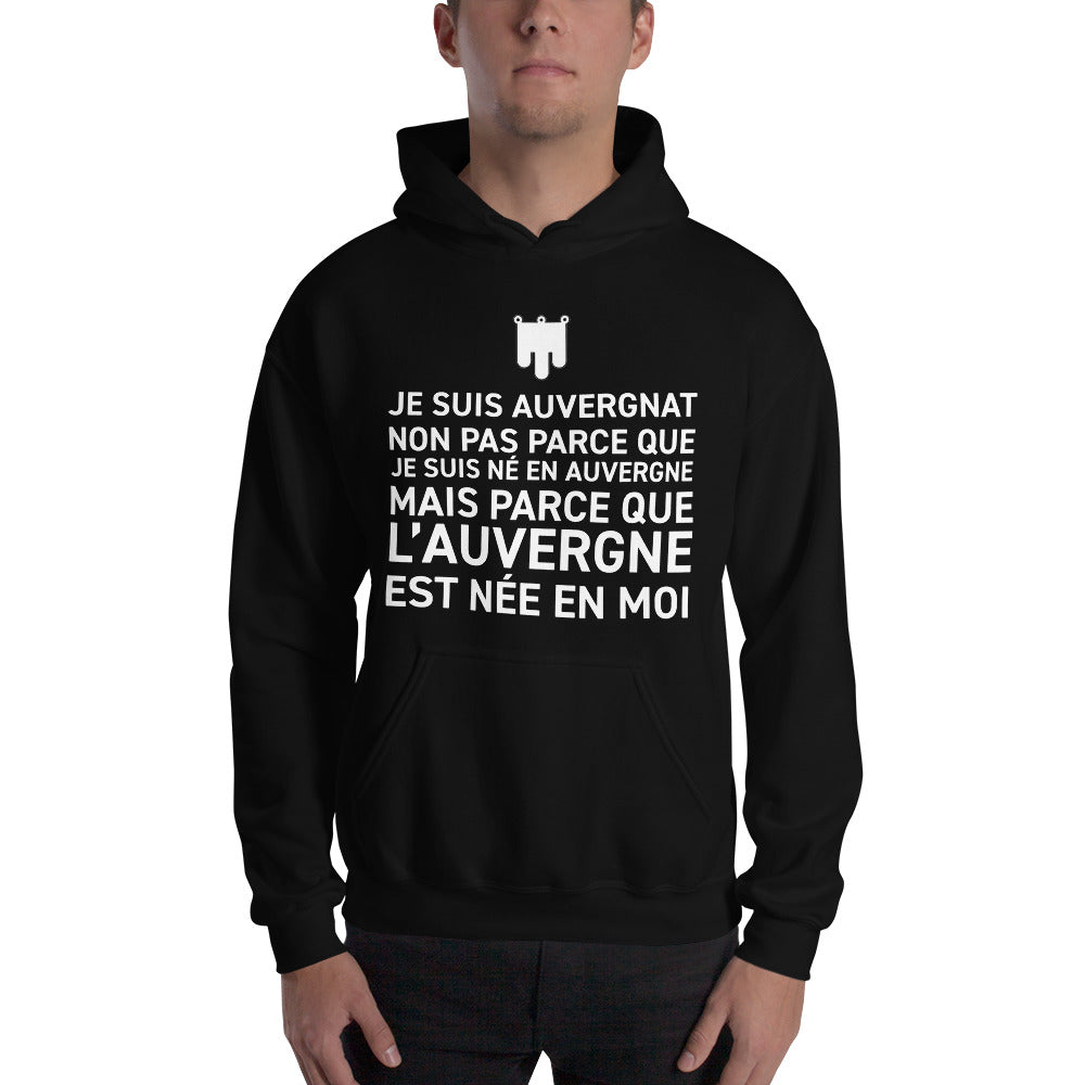 Sweatshirt Auvergne gris sport - L'Auvergne est née en moi