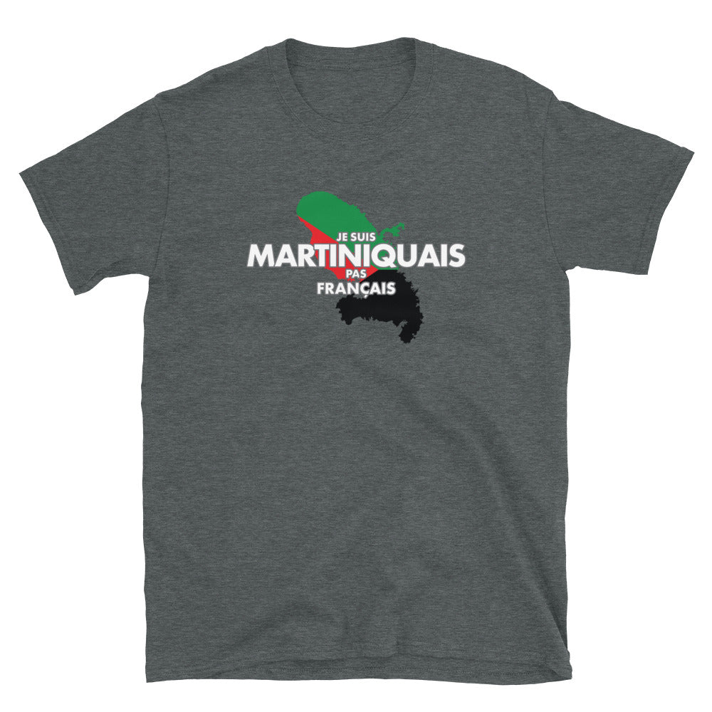 T-shirt Martinique marine - Martiniquais pas Français