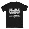 T-shirt Algérie noir - Plus rien ne me fait peur
