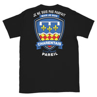 Thumbnail for T-shirt Charentais noir - Je ne suis pas parfait mais