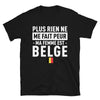 T-shirt Belgique noir - Ne cherchez plus, ma femme est là
