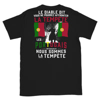 Thumbnail for T-shirt Portugal noir - Fiers comme la tempête