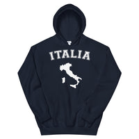 Thumbnail for Sweatshirt Italie bleu marine - Carte de l'Italie stylisée