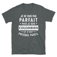 Thumbnail for T-shirt Colombien bleu marine - Fierté et humour en coton