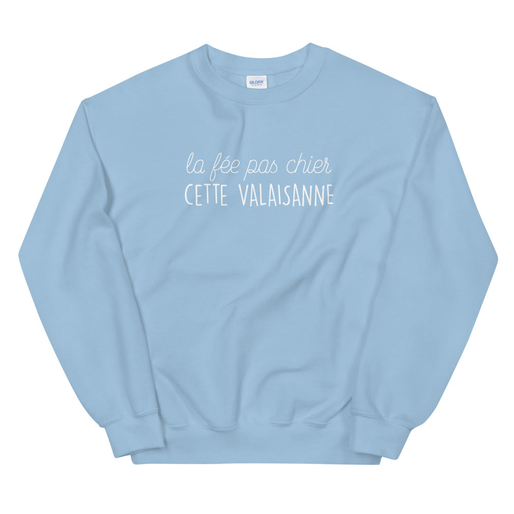 Sweatshirt Valaisanne noir dos - Fée pas chier cette Valaisanne