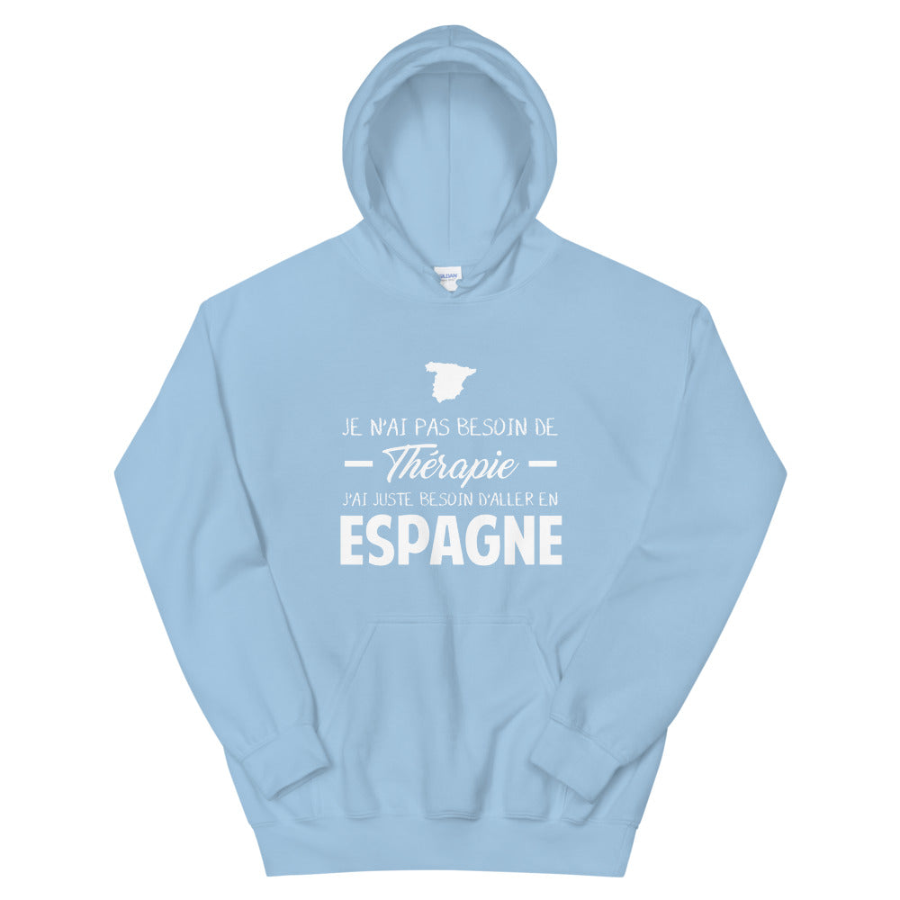 Espagne Thérapie - Sweatshirt à capuche - Ici & Là - T-shirts & Souvenirs de chez toi