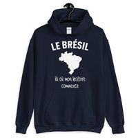 Thumbnail for Brésil là où mon histoire commence - Sweatshirt à capuche - Ici & Là - T-shirts & Souvenirs de chez toi