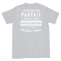 Thumbnail for T-shirt Bigourdan bleu marine dos - Je ne suis pas parfait mais