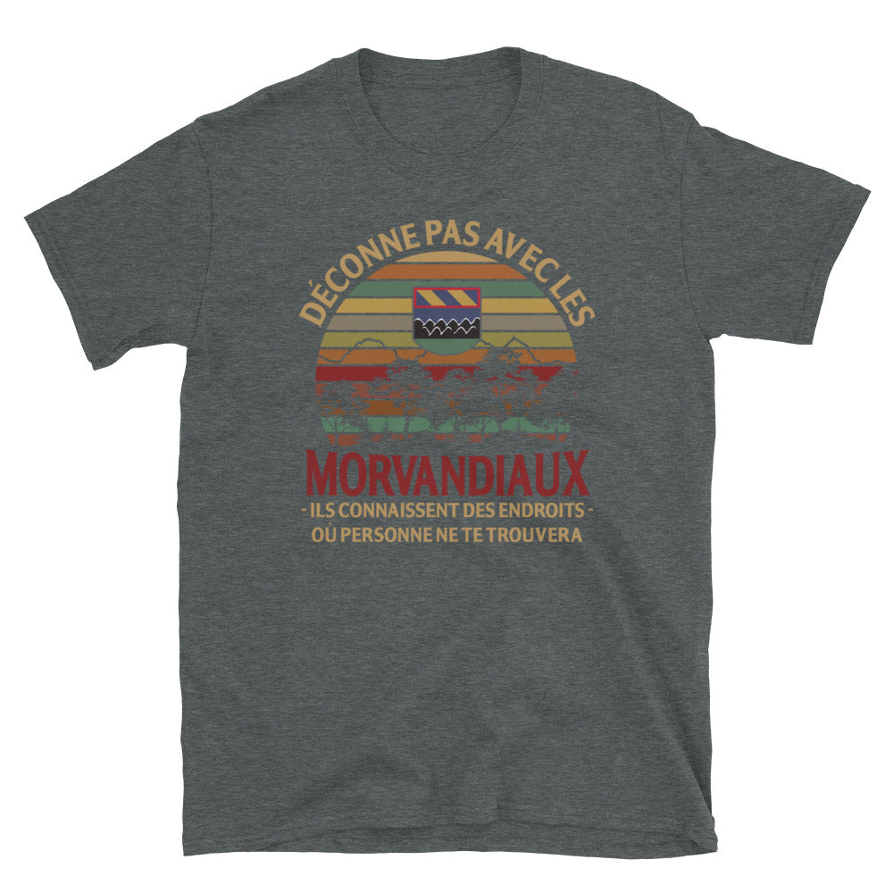 T-shirt Morvan noir - Fierté des Morvandiaux