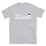 100 % Alsacien - T-shirt Standard - Ici & Là - T-shirts & Souvenirs de chez toi