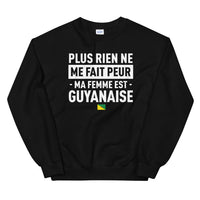 Thumbnail for Sweatshirt Guyanaise noir - Ma femme est Guyanaise