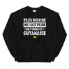 Sweatshirt Guyanaise noir - Ma femme est Guyanaise
