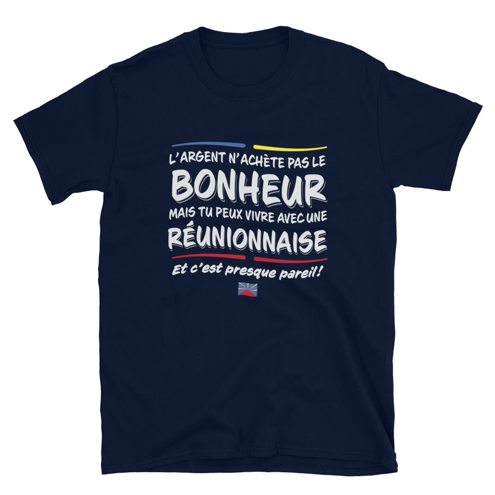 L'argent n'achète pas le bonheur Réunionnaise - T-shirt Standard - Ici & Là - T-shirts & Souvenirs de chez toi