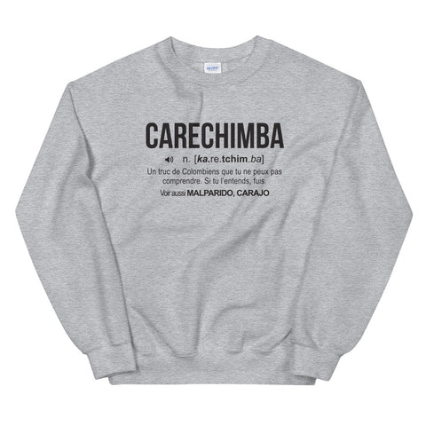 Definition carechimba colombie - Sweatshirt - Ici & Là - T-shirts & Souvenirs de chez toi