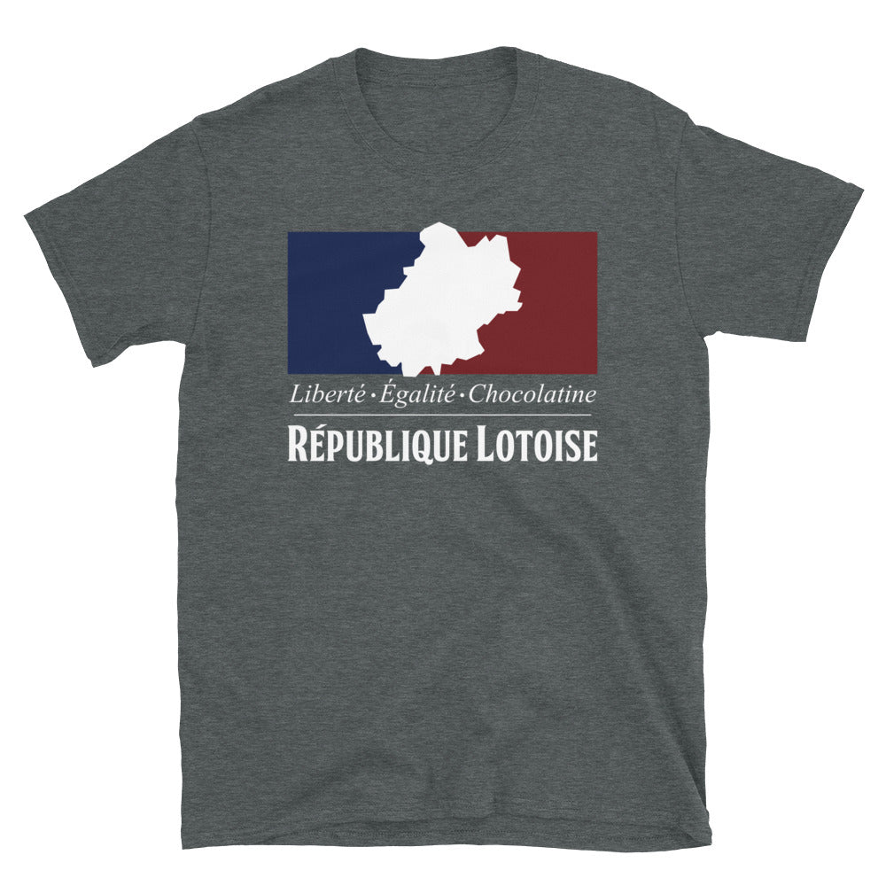 République Lotoise - T-shirts Unisexe Standard - Ici & Là - T-shirts & Souvenirs de chez toi