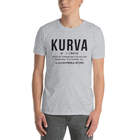 KURVA - Définition tchèque - T-shirt Standard - Ici & Là - T-shirts & Souvenirs de chez toi