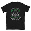 T-shirt Savoie noir - Te frotte pas aux Savoisiens