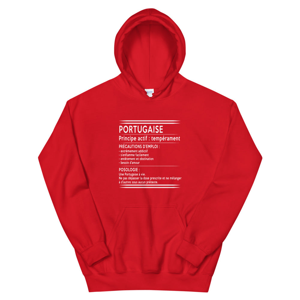 Sweatshirt Portugal gris foncé dos - Confort et fierté locale