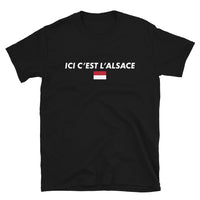 Thumbnail for T-shirt Alsace noir - Rot un Wiss humoristique