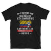 T-shirt Colombien noir - Et le 8e jour Dieu créa les