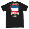 T-shirt Acadien noir - Je ne suis pas parfait mais.