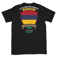 Thumbnail for T-shirt Maurice noir - Je ne suis pas parfait mais.